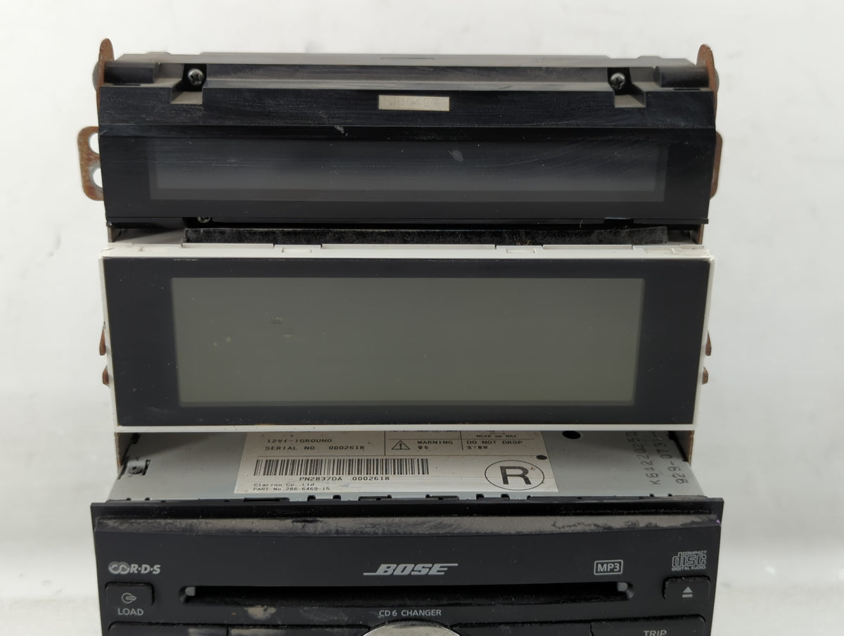 2007-2007 Nissan Maxima Am Fm Cd Player Radio Receiver 549555 - Oemusedautoparts1.com