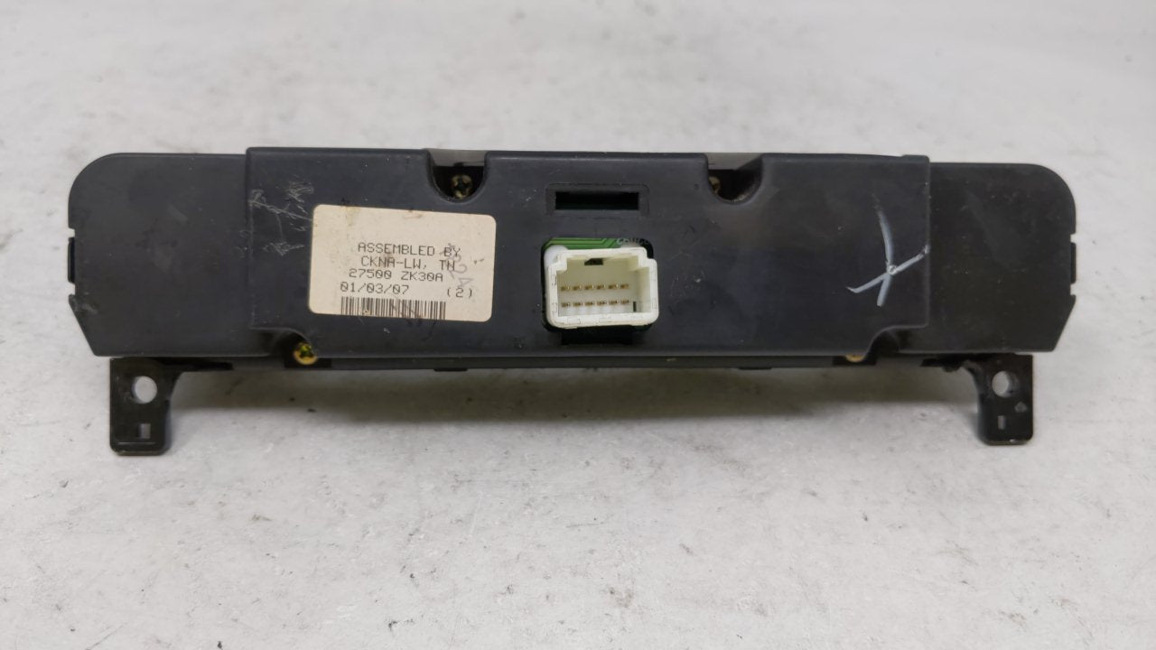2007-2008 Nissan Maxima Climate Control Module Temperature AC/Heater Replacement P/N:27500-ZK30A Fits Fits 2007 2008 OEM Use