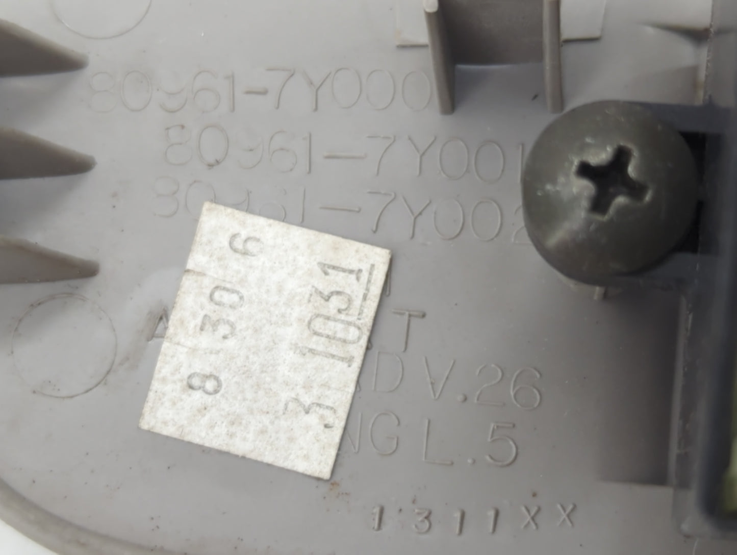 2004-2008 Nissan Maxima Master Power Window Switch Replacement Driver Side Left P/N:80961-7Y000 Fits OEM Used Auto Parts - O