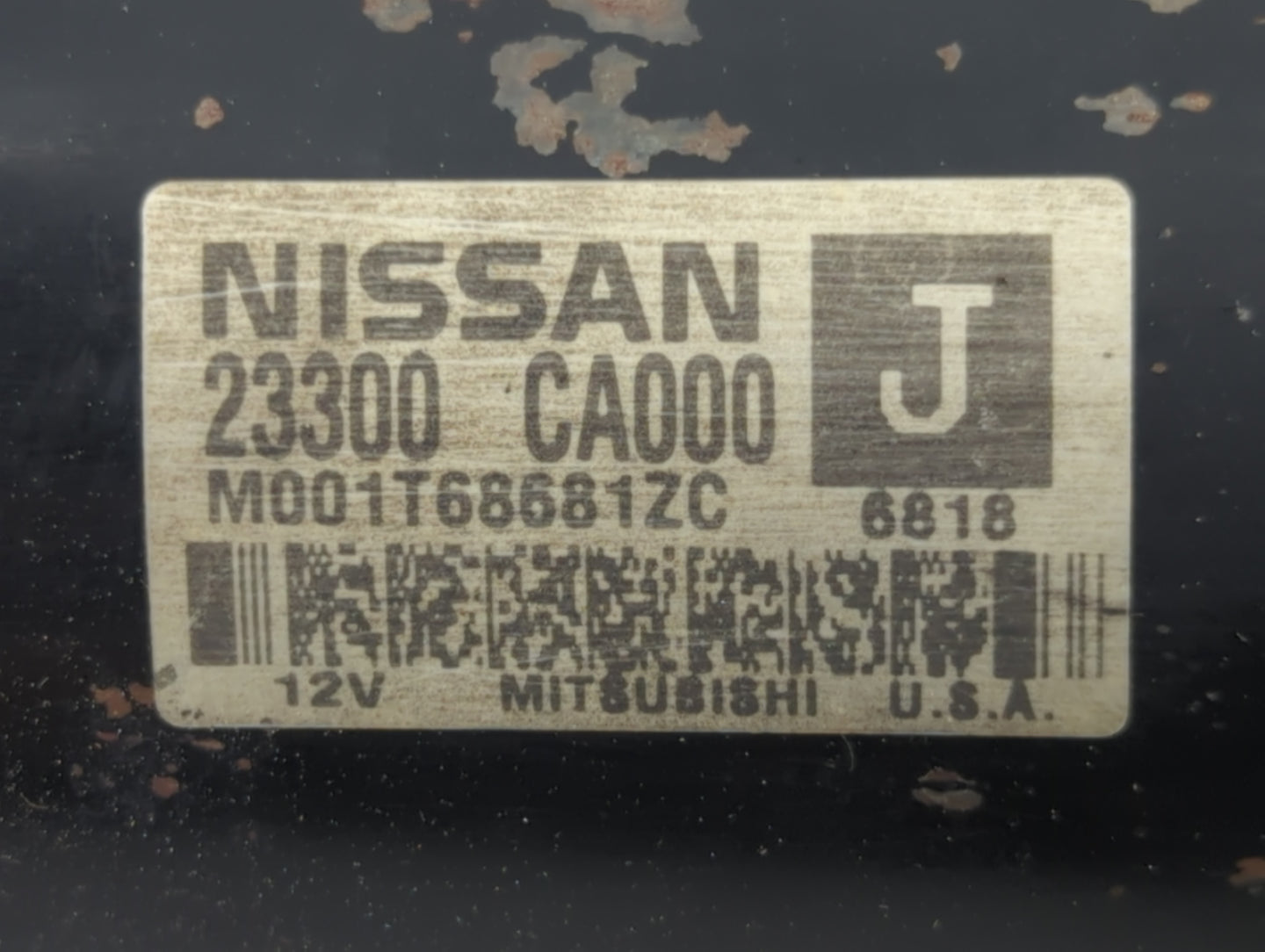 2007-2008 Nissan Maxima Car Starter Motor Solenoid OEM P/N:M001T68681ZC 23300 CA000 Fits Fits 2003 2004 2005 2006 2007 2008 