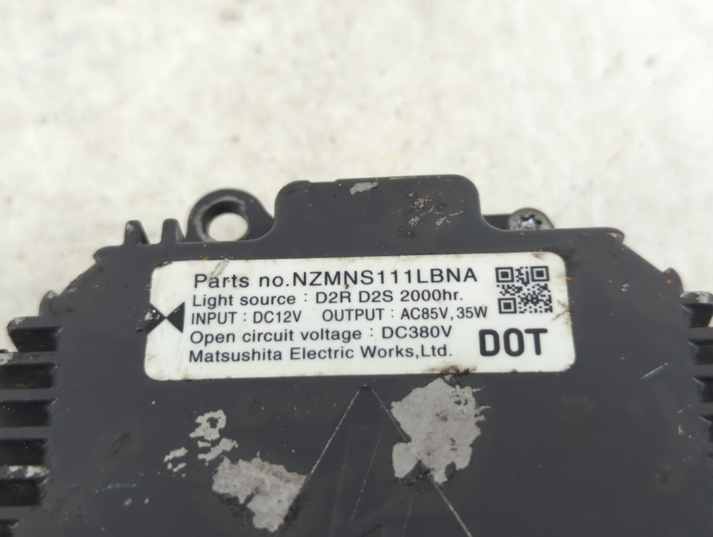 2007 Nissan Maxima Headlight Ballast Head Light - Oemusedautoparts1.com