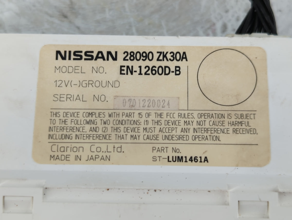 2007-2008 Nissan Maxima Information Radio Display Screen 828815 - Oemusedautoparts1.com
