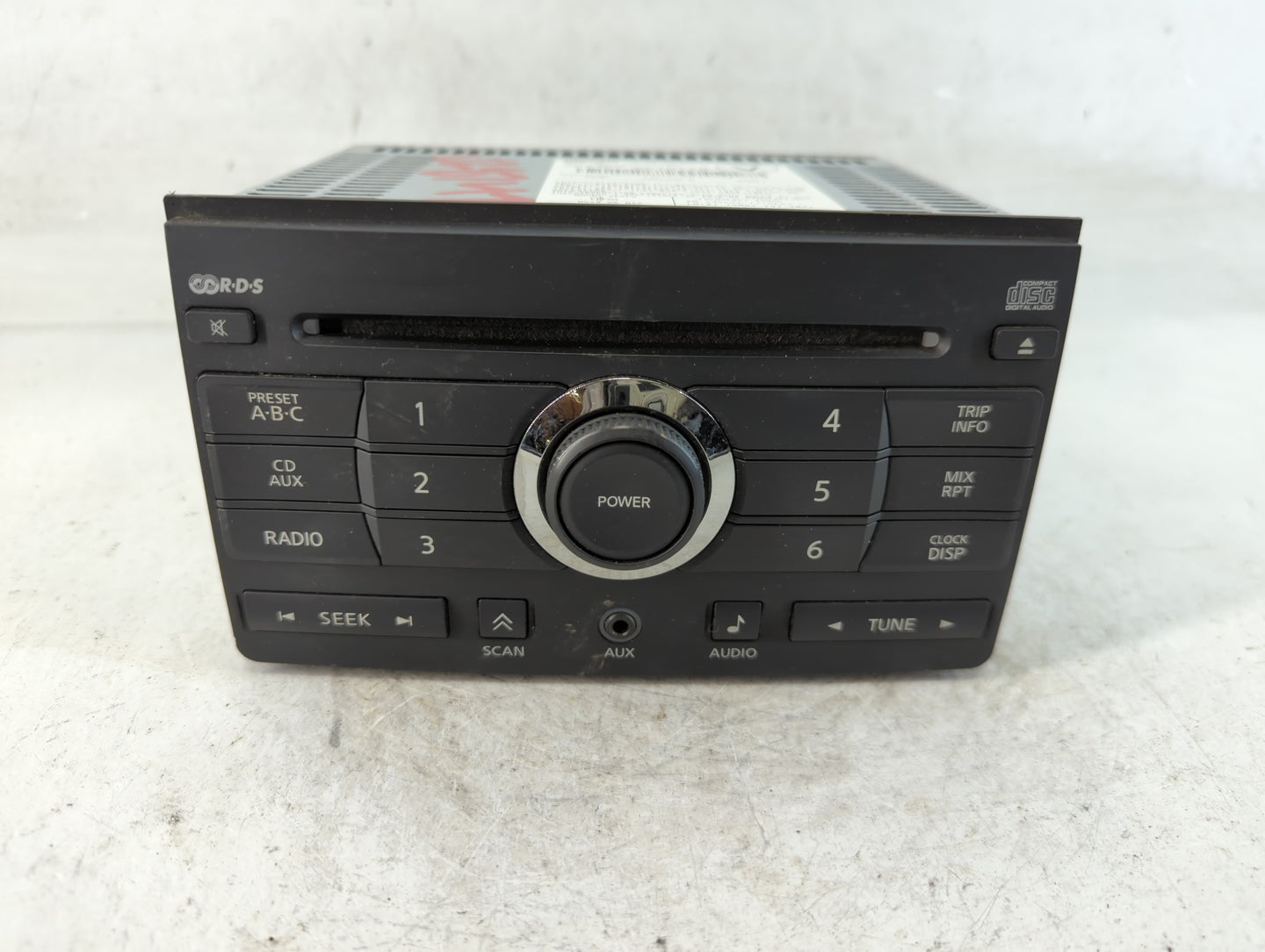 2007 Nissan Maxima Radio AM FM Cd Player Receiver Replacement P/N:28185 ZK30A Fits OEM Used Auto Parts - Oemusedautoparts1.c