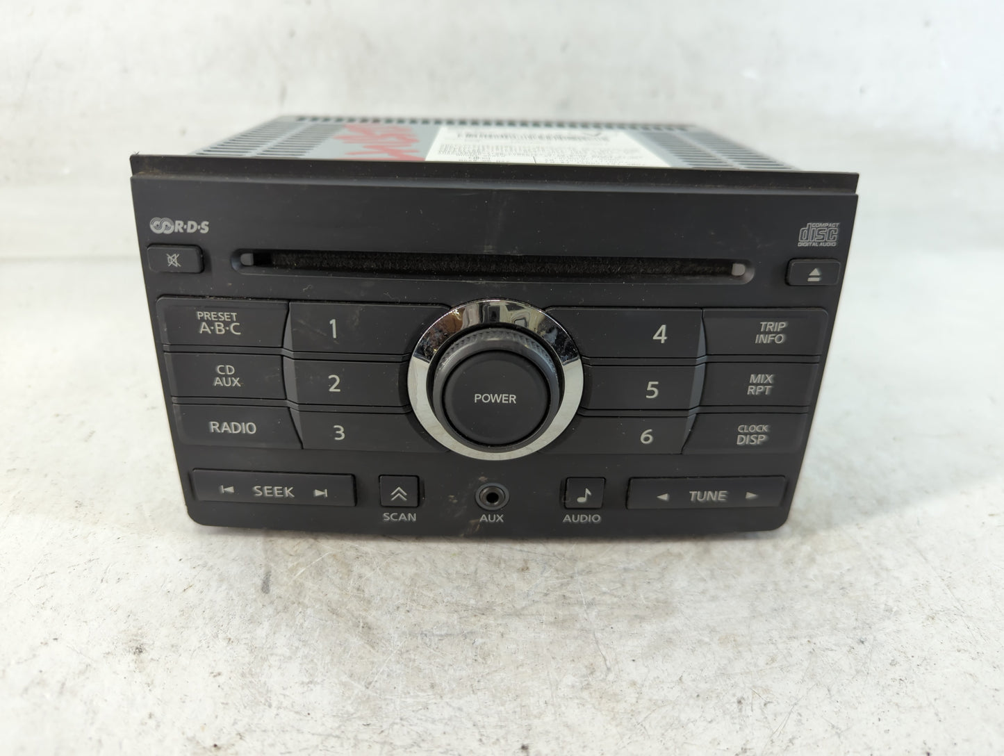 2007 Nissan Maxima Radio AM FM Cd Player Receiver Replacement P/N:28185 ZK30A Fits OEM Used Auto Parts - Oemusedautoparts1.c