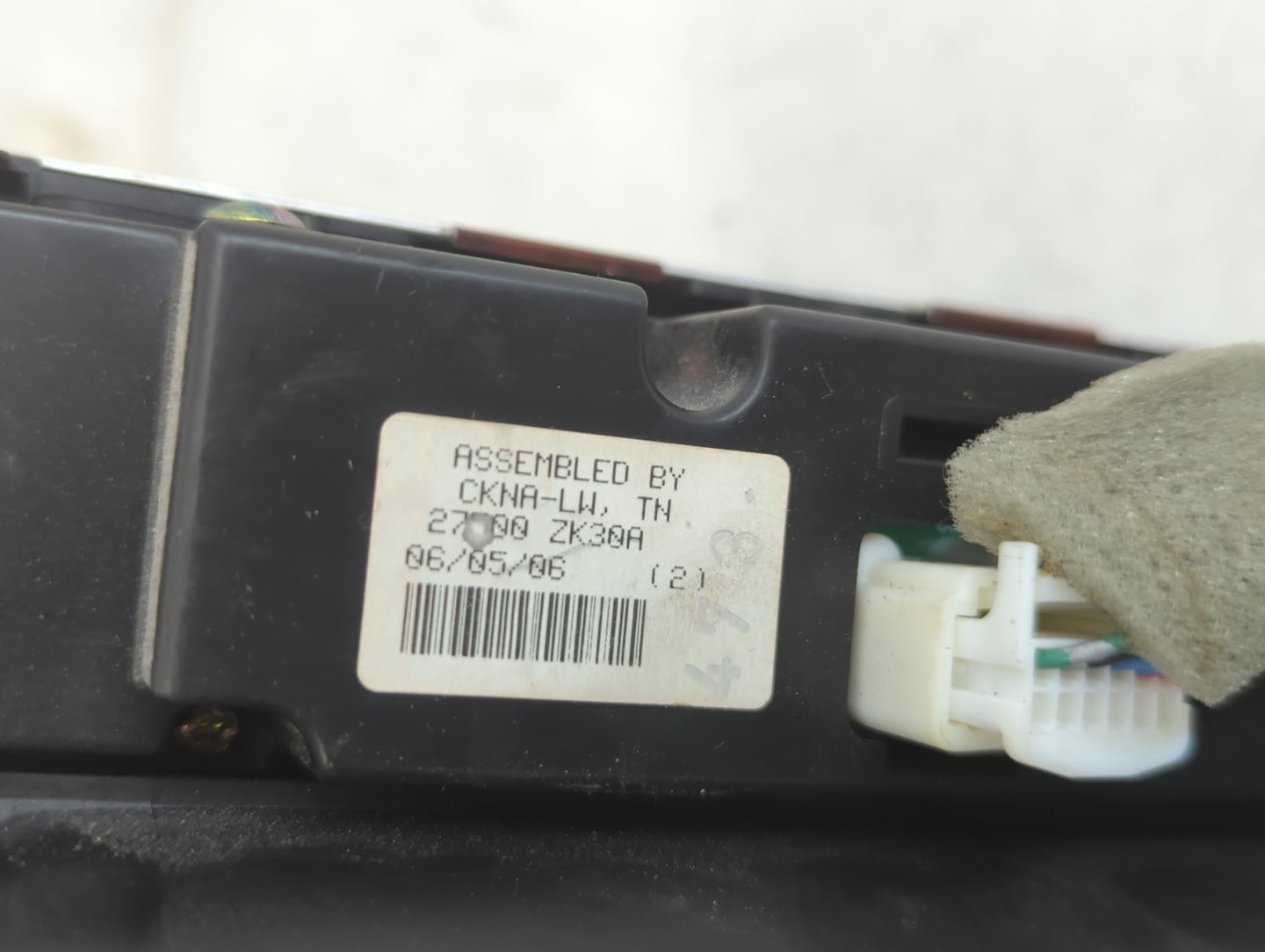 2007-2008 Nissan Maxima Climate Control Module Temperature AC/Heater Replacement P/N:27500 ZK30A Fits Fits 2007 2008 OEM Use