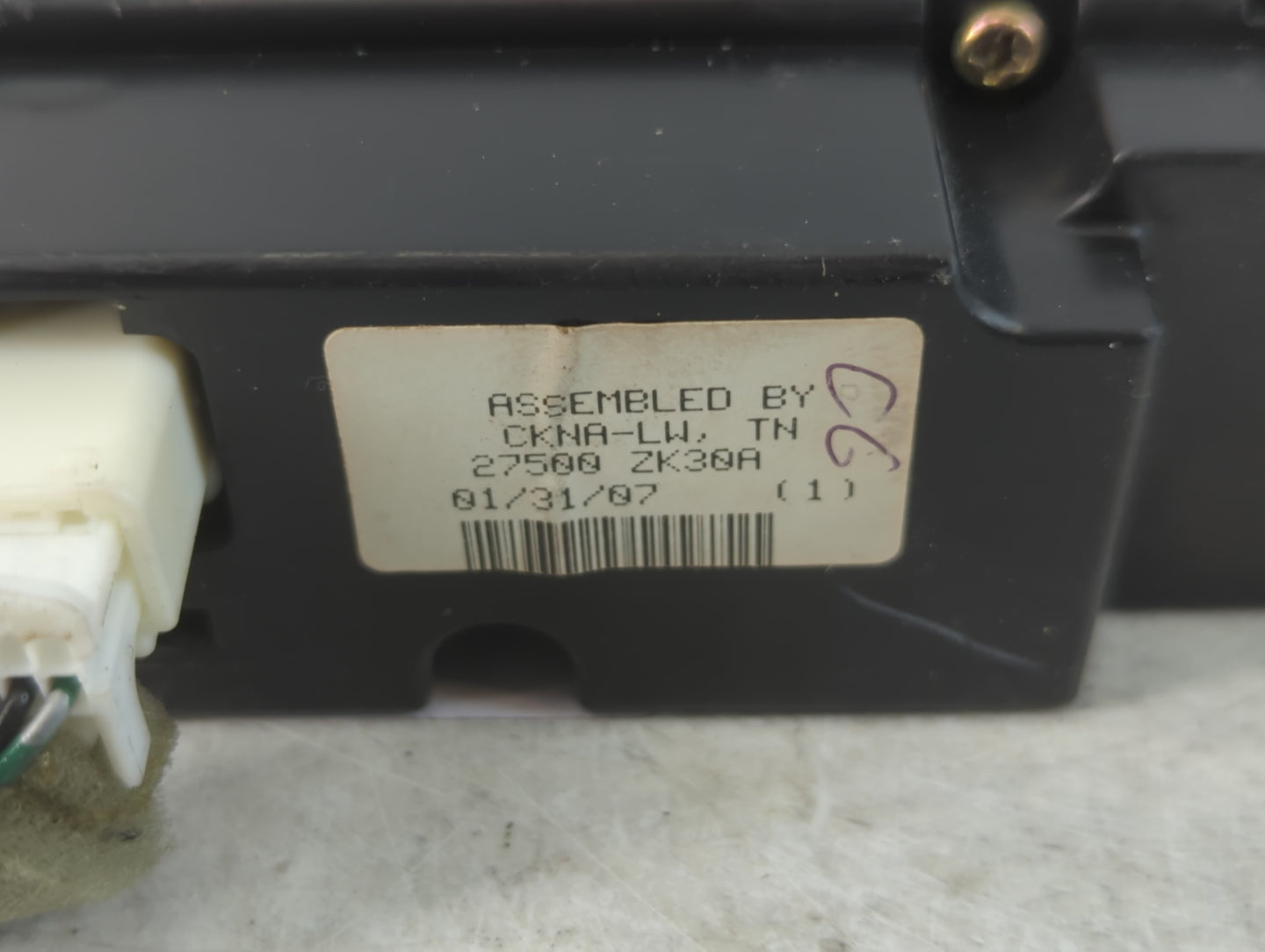 2007-2008 Nissan Maxima Climate Control Module Temperature AC/Heater Replacement P/N:27500 ZK30A Fits Fits 2007 2008 OEM Use