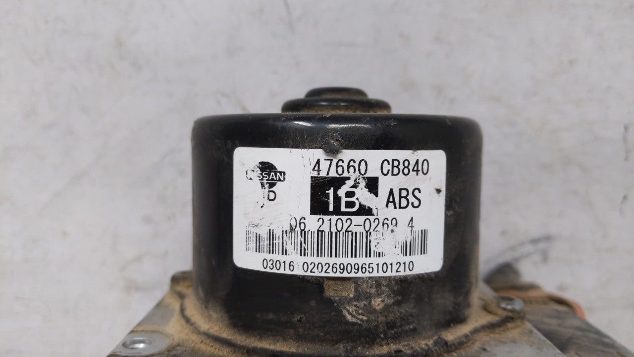 2005-2007 Nissan Murano ABS Pump Control Module Replacement P/N:47660 CB840 Fits Fits 2005 2006 2007 OEM Used Auto Parts - O