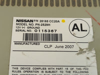 2006-2007 Nissan Murano Radio AM FM Cd Player Receiver Replacement P/N:28185 CC20A Fits Fits 2006 2007 OEM Used Auto Parts -