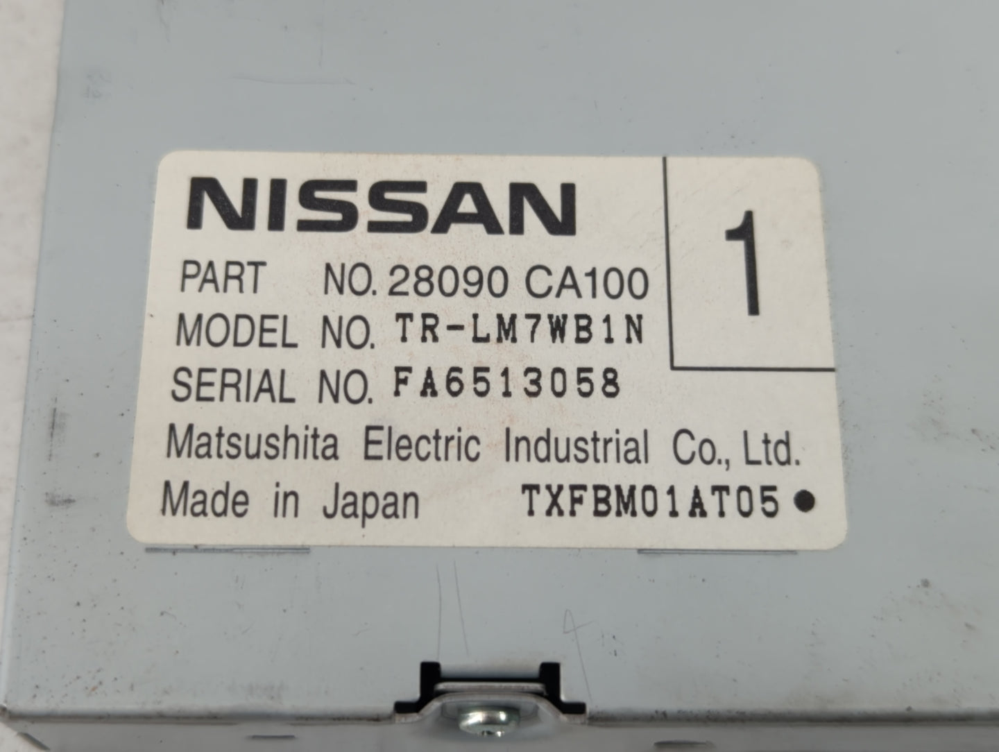 2007 Nissan Murano Information Display Screen - Oemusedautoparts1.com