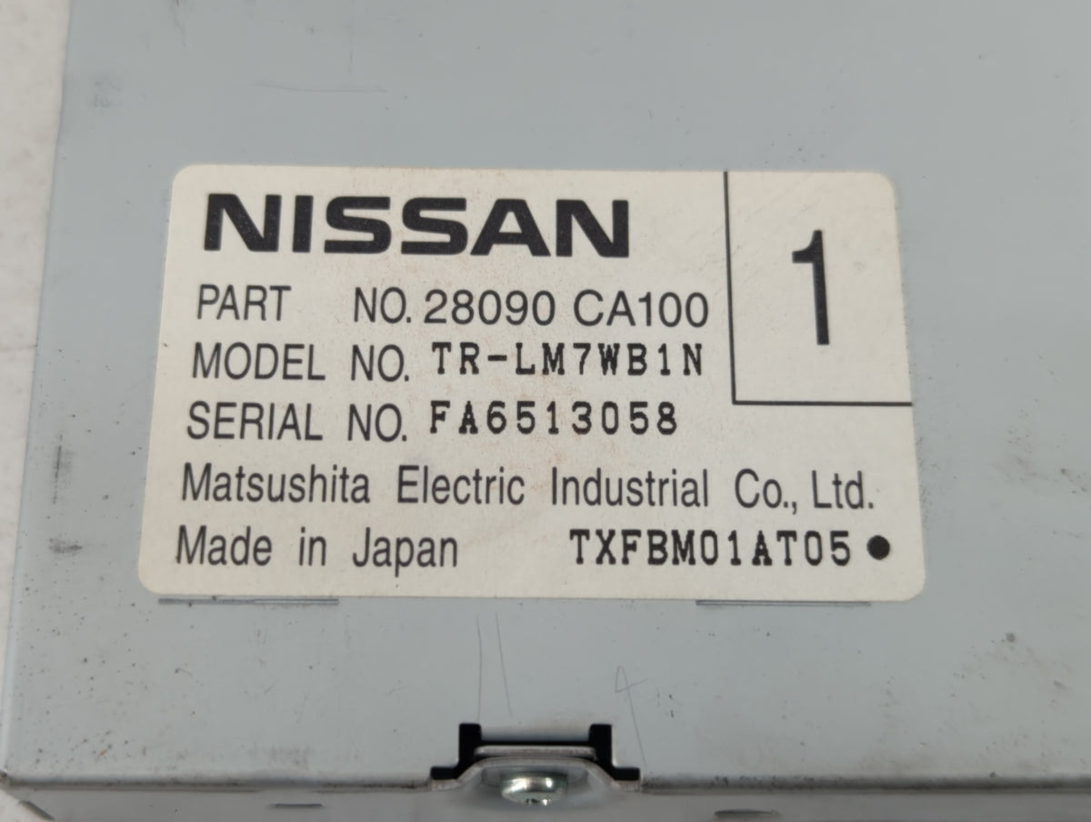 2007 Nissan Murano Information Radio Display Screen 1229249 - Oemusedautoparts1.com