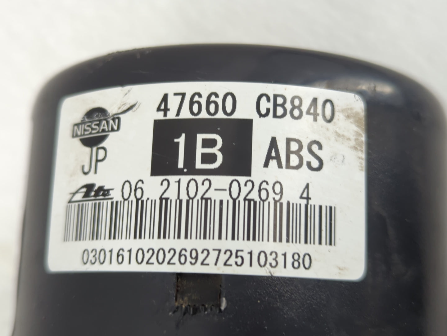 2005-2007 Nissan Murano ABS Pump Control Module Replacement P/N:47660 CB840 06.2102-0269.4 Fits Fits 2005 2006 2007 OEM Used