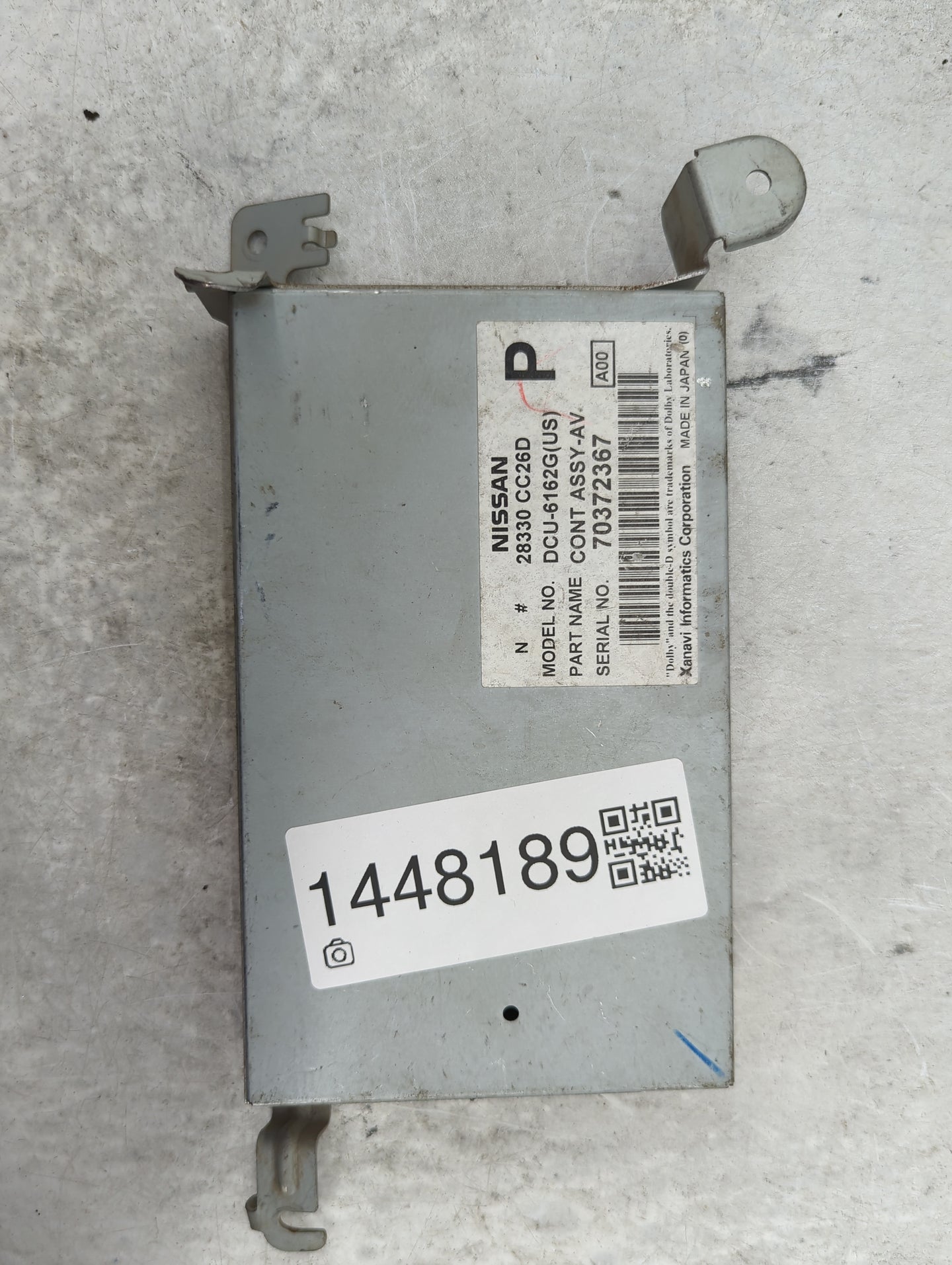2007-2007 Nissan Murano Information-gps-tv Control Module - Oemusedautoparts1.com