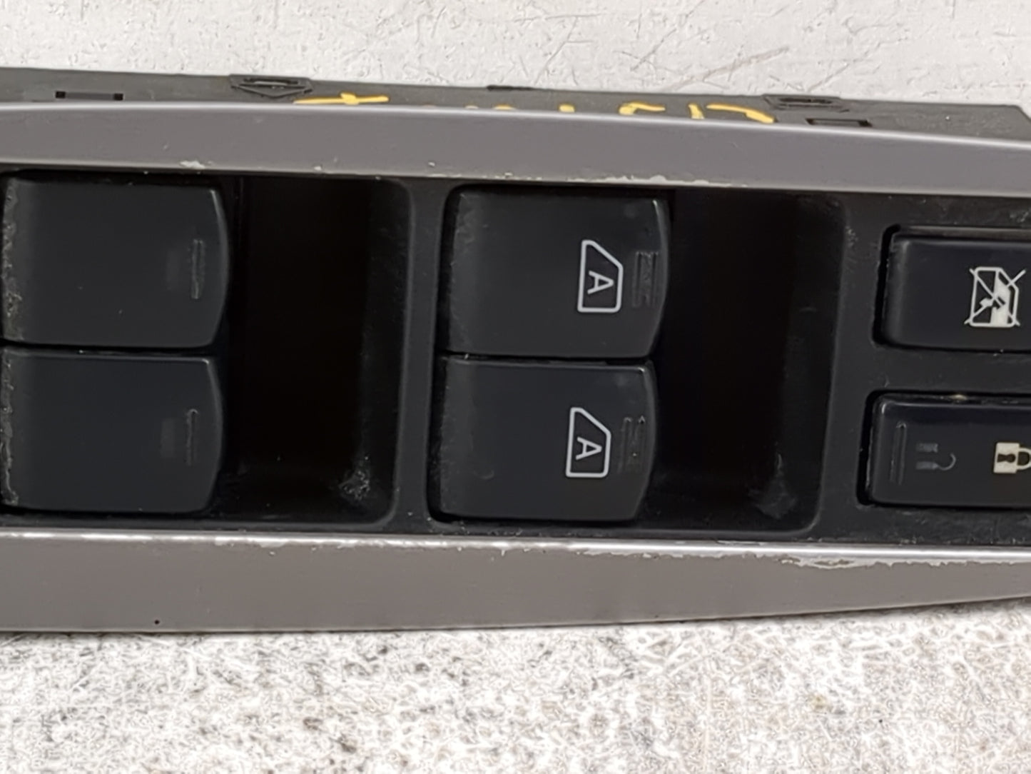 2007 Nissan Murano Master Power Window Switch Replacement Driver Side Left Fits OEM Used Auto Parts - Oemusedautoparts1.com