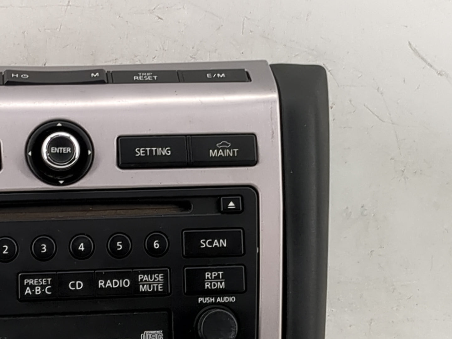 2006-2007 Nissan Murano Radio AM FM Cd Player Receiver Replacement P/N:28185 CC20A PN-2529H Fits Fits 2006 2007 OEM Used Aut
