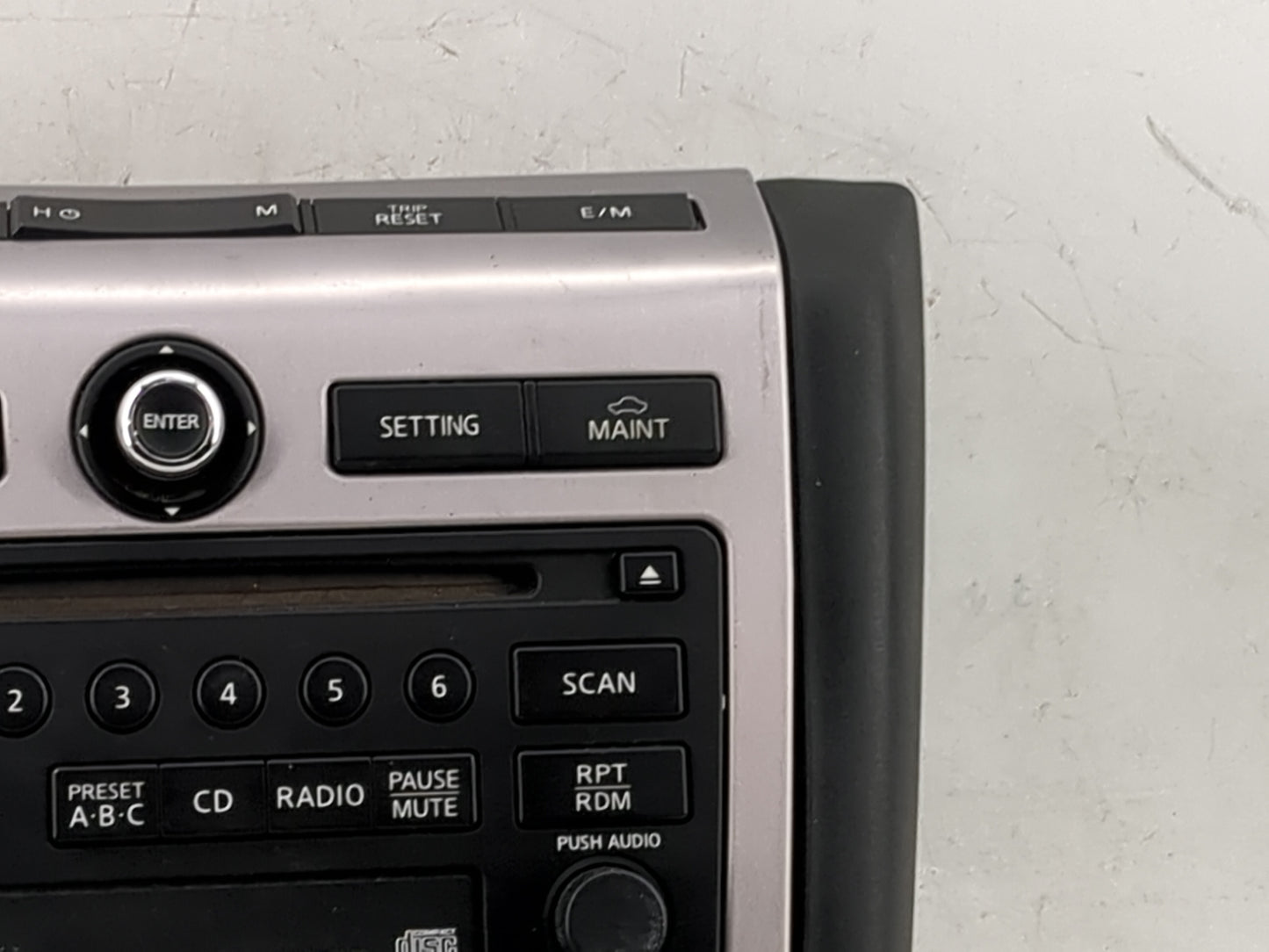 2006-2007 Nissan Murano Radio AM FM Cd Player Receiver Replacement P/N:28185 CC20A PN-2529H Fits Fits 2006 2007 OEM Used Aut