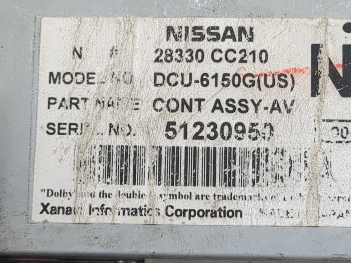 2006-2006 Nissan Murano Information-gps-tv Control Module - Oemusedautoparts1.com