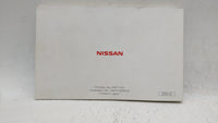 2007 Nissan Murano Owners Manual Book Guide OEM Used Auto Parts - Oemusedautoparts1.com