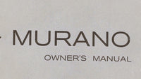 2007 Nissan Murano Owners Manual Book Guide OEM Used Auto Parts - Oemusedautoparts1.com
