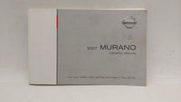 2007 Nissan Murano Owners Manual Book Guide OEM Used Auto Parts - Oemusedautoparts1.com