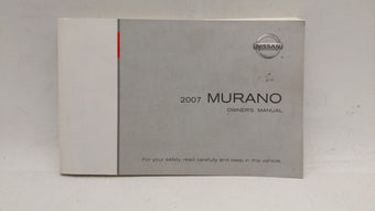 compare product 2007 Nissan Murano Owners Manual Book Guide OEM Used Auto Parts