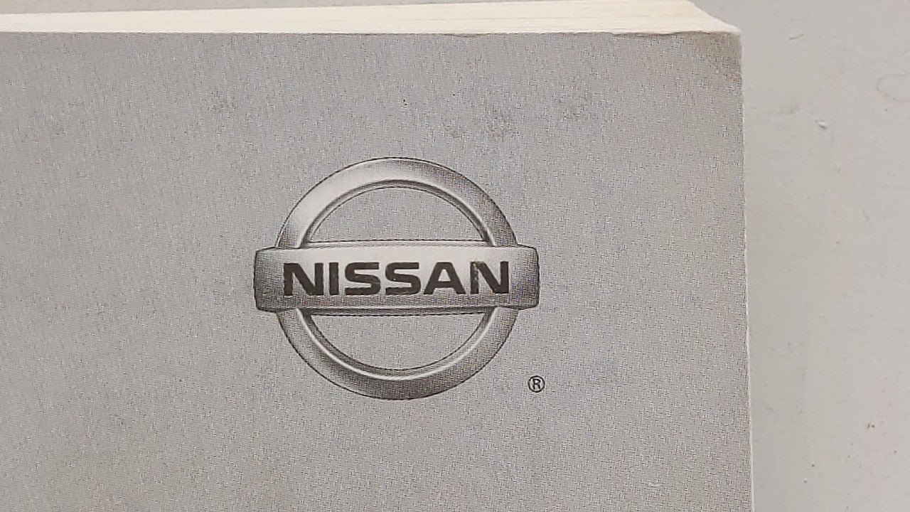 2007 Nissan Murano Owners Manual Book Guide OEM Used Auto Parts - Oemusedautoparts1.com