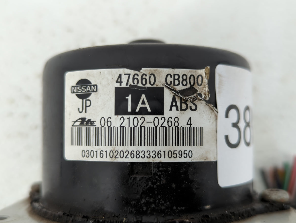 2004-2007 Nissan Murano Anti-Lock Brake ABS Pump Module Actuator OEM P/N:47660 CB800 Fits Fits 2004 2005 2006 2007 OEM Used 