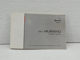 compare product 2007 Nissan Murano Owners Manual Book Guide OEM Used Auto Parts
