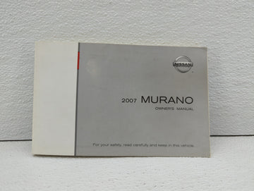 2007 Nissan Murano Owners Manual Book Guide OEM Used Auto Parts - Oemusedautoparts1.com