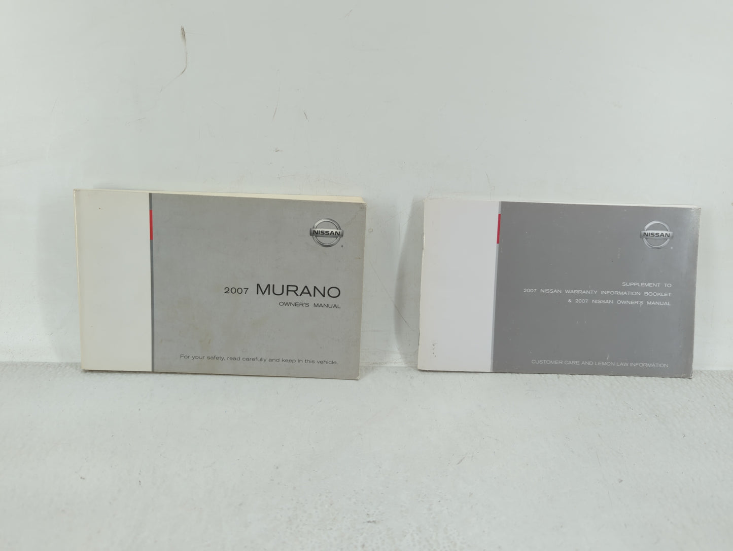 2007 Nissan Murano Owners Manual Book Guide OEM Used Auto Parts - Oemusedautoparts1.com