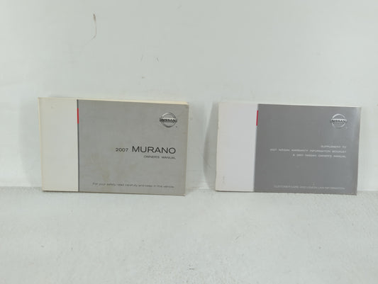 2007 Nissan Murano Owners Manual Book Guide OEM Used Auto Parts - Oemusedautoparts1.com