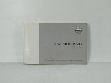 2007 Nissan Murano Owners Manual Book Guide OEM Used Auto Parts
