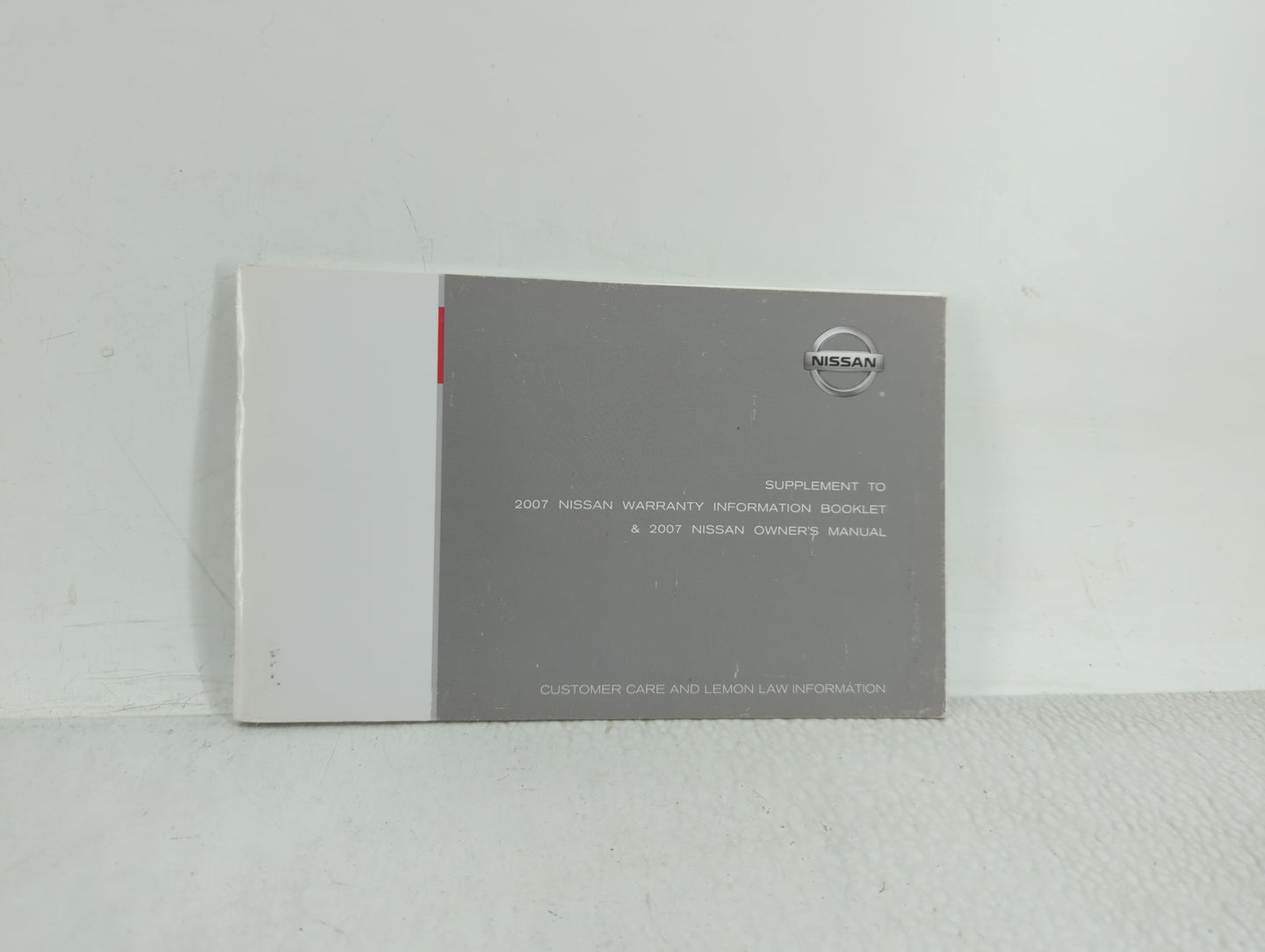 2007 Nissan Murano Owners Manual Book Guide OEM Used Auto Parts - Oemusedautoparts1.com