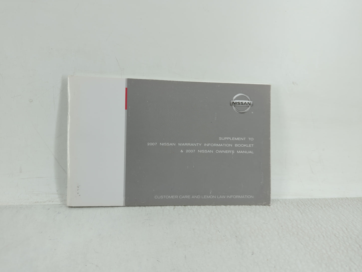 2007 Nissan Murano Owners Manual Book Guide OEM Used Auto Parts - Oemusedautoparts1.com