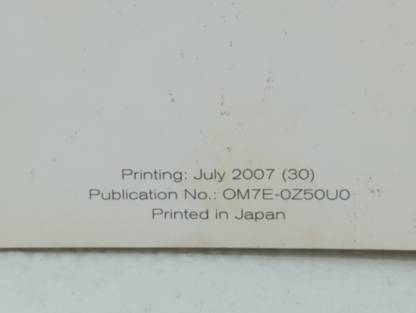 2007 Nissan Murano Owners Manual Book Guide OEM Used Auto Parts - Oemusedautoparts1.com