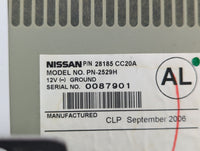 2006-2007 Nissan Murano Radio AM FM Cd Player Receiver Replacement P/N:28185 CC20A Fits Fits 2006 2007 OEM Used Auto Parts -