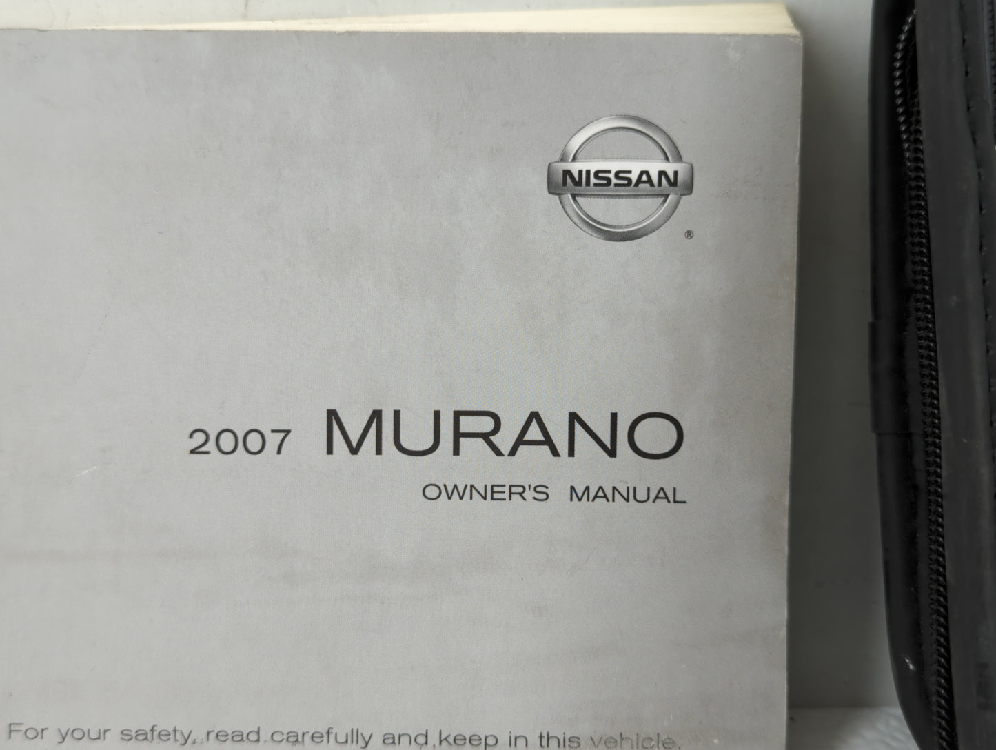 2007 Nissan Murano Owners Manual Book Guide P/N:OM7E-0Z50U0 OEM Used Auto Parts - Oemusedautoparts1.com