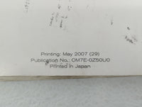 2007 Nissan Murano Owners Manual Book Guide P/N:OM7E-0Z50U0 OEM Used Auto Parts - Oemusedautoparts1.com