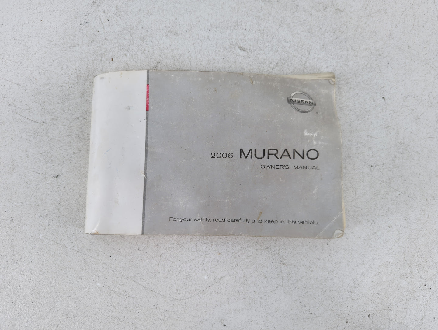 2007 Nissan Murano Owners Manual Book Guide P/N:OM6E-OZ5OUO OEM Used Auto Parts - Oemusedautoparts1.com