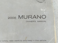 2007 Nissan Murano Owners Manual Book Guide P/N:OM6E-OZ5OUO OEM Used Auto Parts - Oemusedautoparts1.com