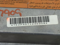 2007-2007 Nissan Pathfinder Safety Restraint Srs Airbag Control Module - Oemusedautoparts1.com