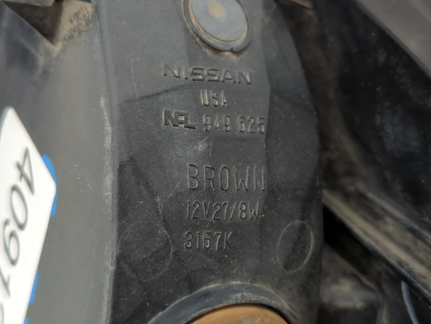 2007 Nissan Pulsar Tail Light Assembly Passenger Right OEM P/N:949 625 Fits Fits 2005 2006 2008 2009 2010 2011 2012 2013 201