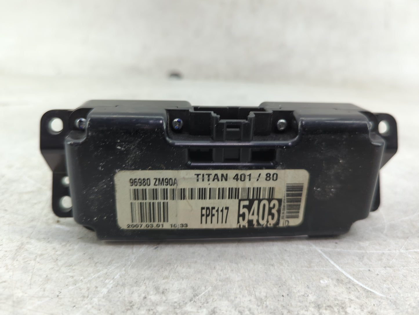 2007-2009 Nissan Quest Climate Control Module Temperature AC/Heater Replacement P/N:96980 ZM90A Fits Fits 2007 2008 2009 OEM