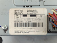 2007-2009 Nissan Quest Radio AM FM Cd Player Receiver Replacement P/N:28184 ZM70A Fits Fits 2007 2008 2009 OEM Used Auto Par