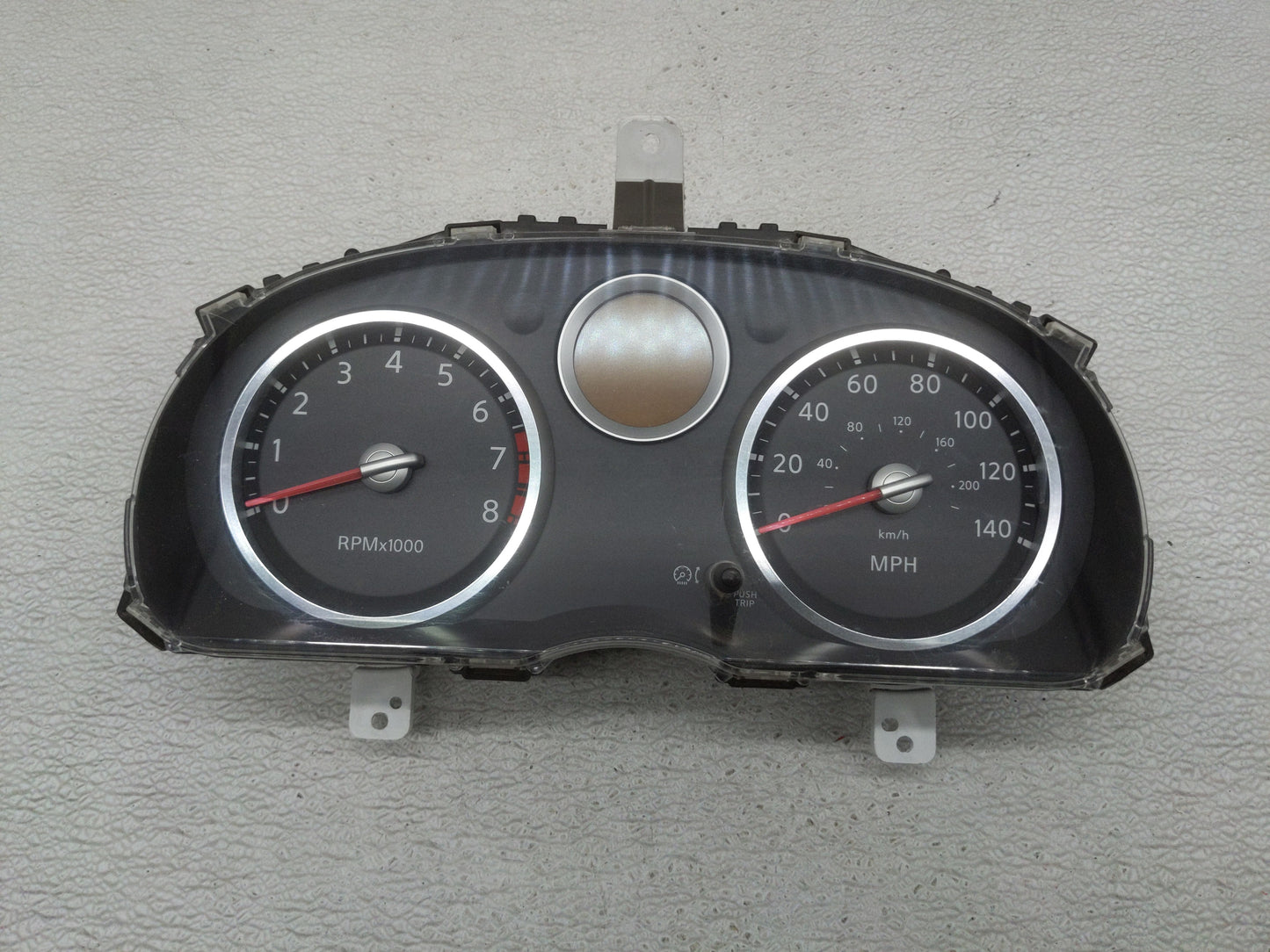 2007 Nissan Sentra Instrument Cluster Speedometer Gauges P/N:24810ET002 Fits OEM Used Auto Parts - Oemusedautoparts1.com