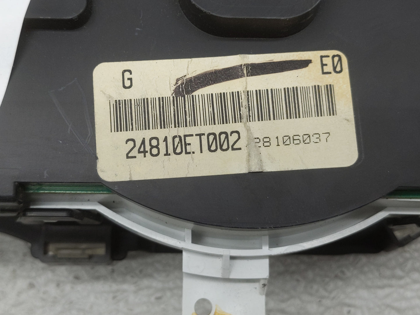 2007 Nissan Sentra Instrument Cluster Speedometer Gauges P/N:24810ET002 Fits OEM Used Auto Parts - Oemusedautoparts1.com
