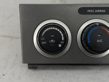 2007-2009 Nissan Sentra Climate Control Module Temperature AC/Heater Replacement Fits Fits 2007 2008 2009 OEM Used Auto Parts