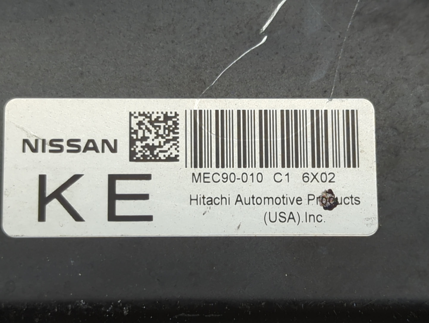 2007 Nissan Sentra PCM Engine Control Computer ECU ECM PCU OEM P/N:MEC90-010 Fits OEM Used Auto Parts - Oemusedautoparts1.co