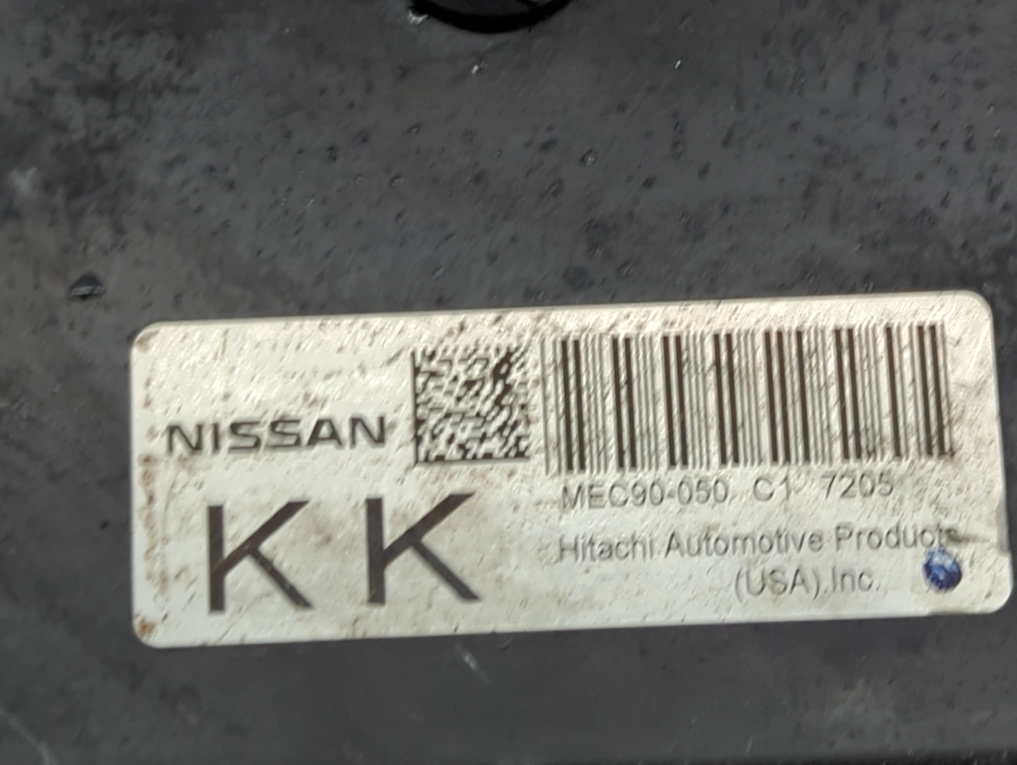 2007 Nissan Sentra PCM Engine Control Computer ECU ECM PCU OEM P/N:MEC90-050 Fits OEM Used Auto Parts - Oemusedautoparts1.co