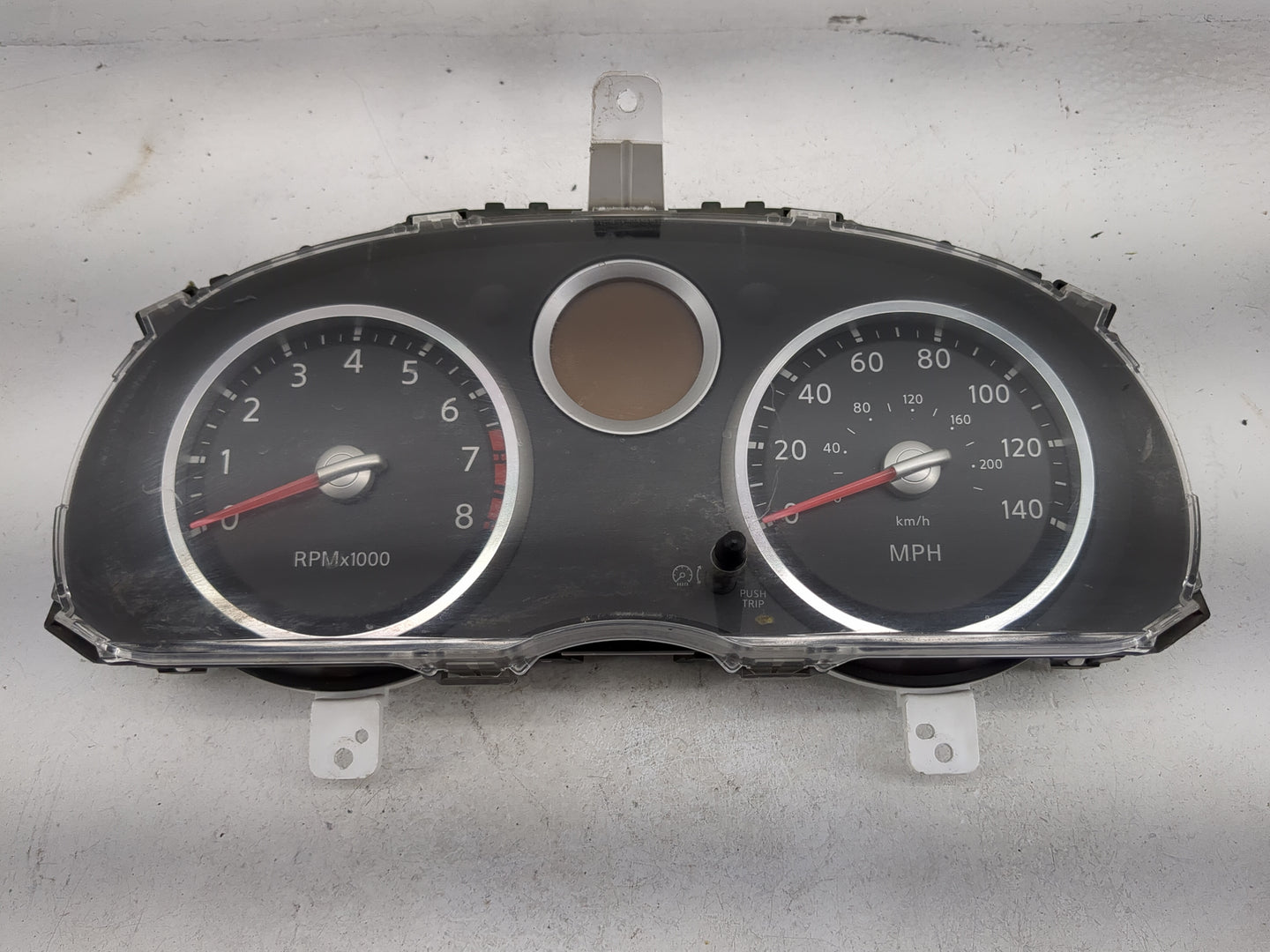 2007 Nissan Sentra Instrument Cluster Speedometer Gauges P/N:24810ET002 Miles: Fits OEM Used Auto Parts - Oemusedautoparts1.