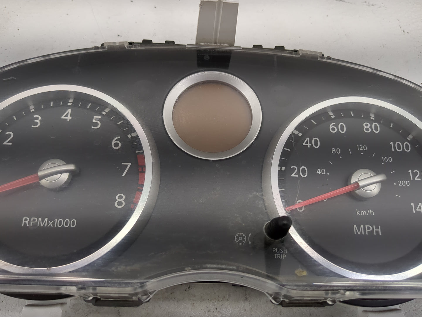 2007 Nissan Sentra Instrument Cluster Speedometer Gauges P/N:24810ET002 Miles: Fits OEM Used Auto Parts - Oemusedautoparts1.